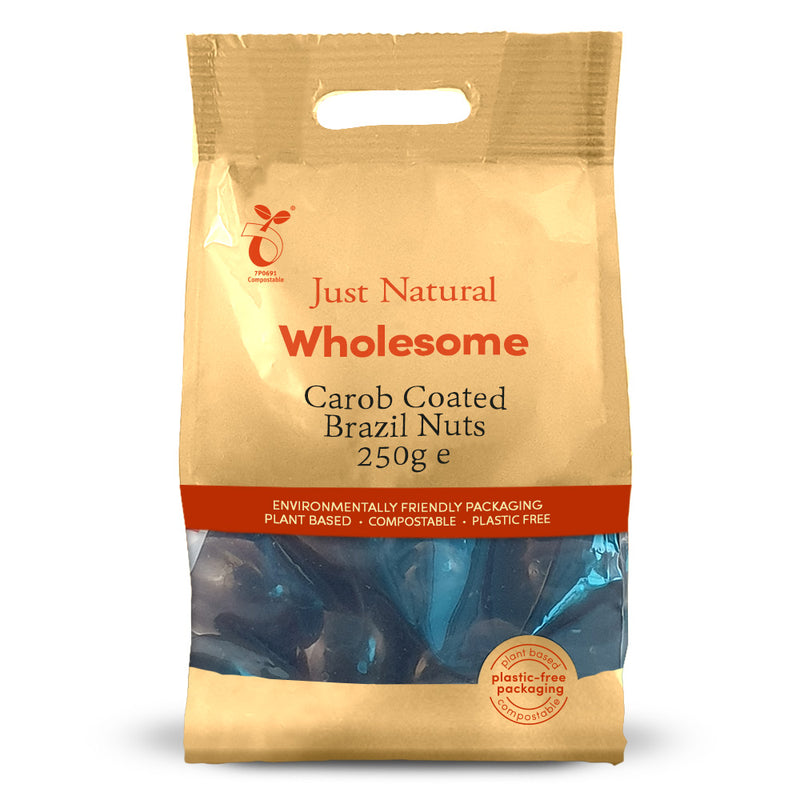 Carob Coated Brazil Nuts 250g