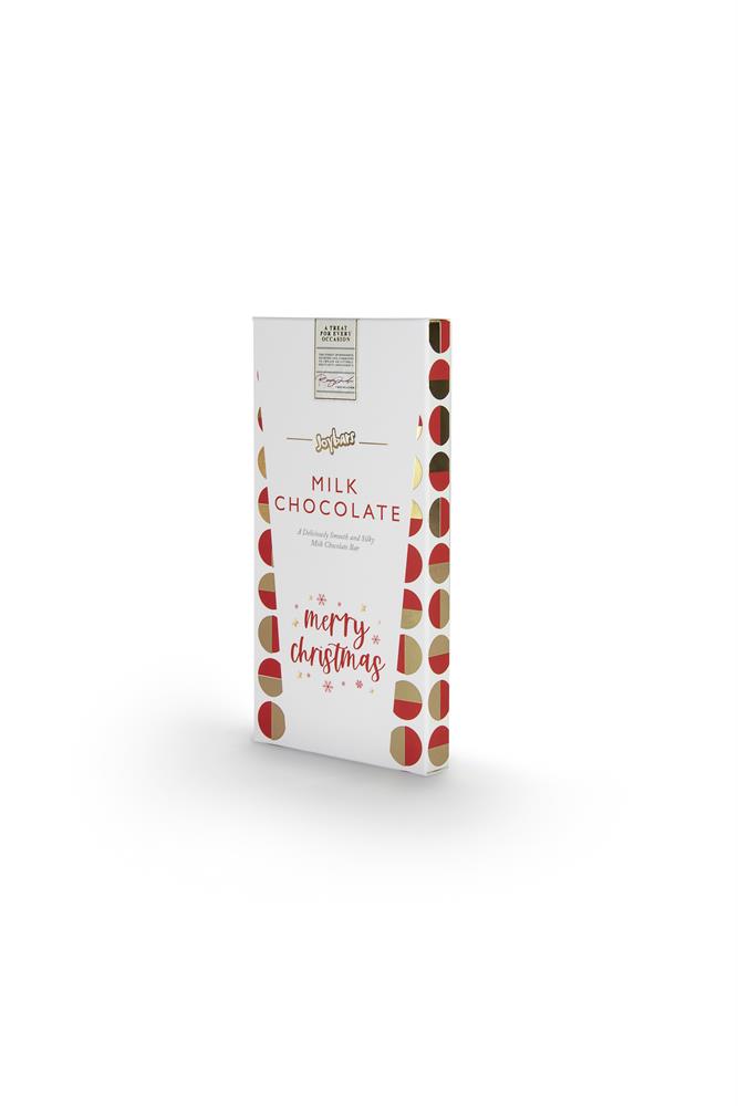 Milk Chocolate Merry Christmas Bar 100g