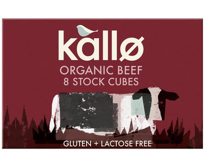 Organic Beef Stock Cubes 8 pack 88g