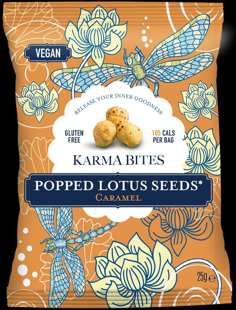 Popped Lotus Seeds Caramel 25g