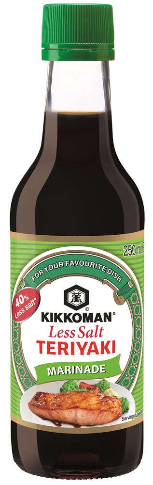 Kikkoman Less Salt Teriyaki Marinade 250ml