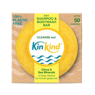 KinKind CLEANSE me! 2 in 1 Shampoo & BodyWash Bar 50g