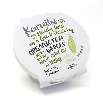 Organic Feta Wedges in Olive Oil 150g