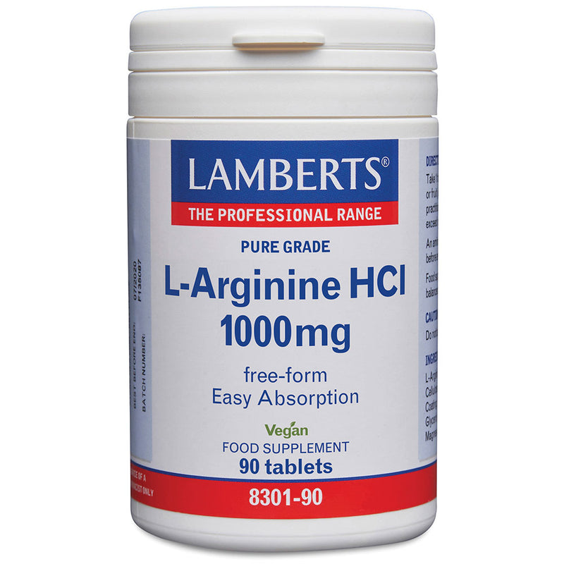 L-Arginine HCl 1000mg 90 tablet