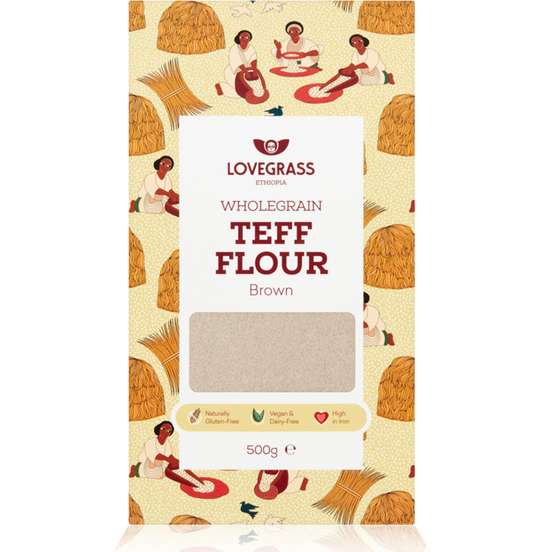 Wholegrain Brown Teff Flour 500g