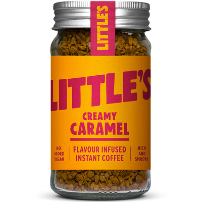 Little's instant coffee infused with the taste of creamy caramel