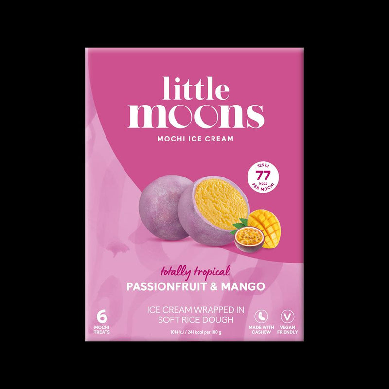 Tropical Passionfruit & Mango Mochi Ice Creams 6 pack 192g