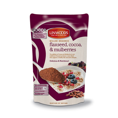 Milled Organic Flax Cocoa & Mulberry 200g