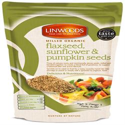 Milled Organic Flaxseed Sunflower & Pumpkin 200g