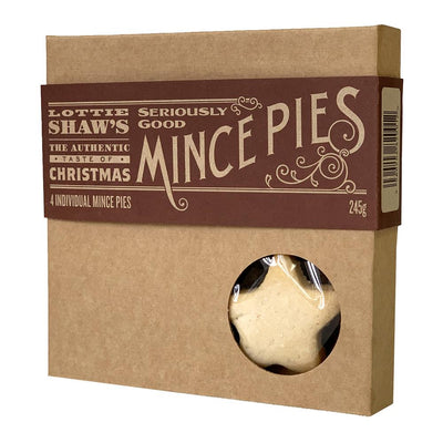 Lottie Shaw's Box of 4 Mince Pies 280g