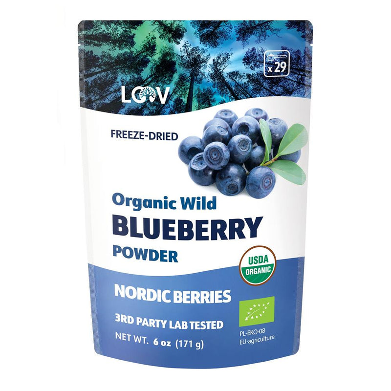 Organic Wild Blueberry Freeze-Dried Powder 171g