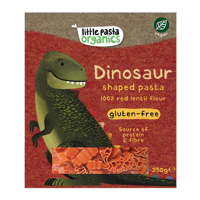 Red Lentil Dinosaur Shaped Pasta 250g