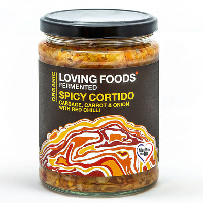 Organic Spicy Cortido Sauerkraut 475g