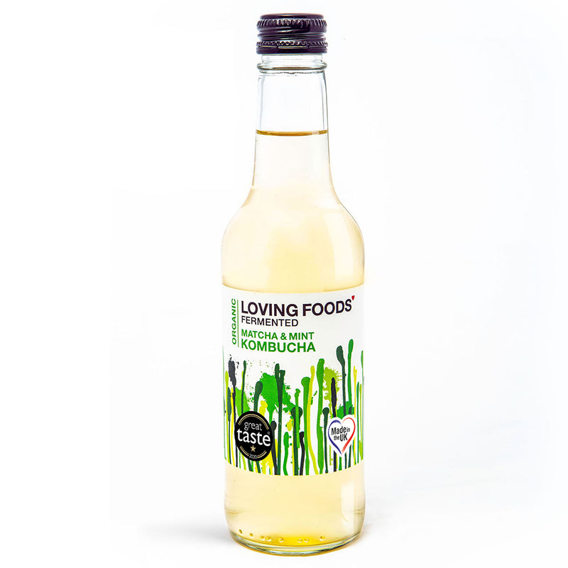 Organic Matcha & Mint Kombucha 330ml