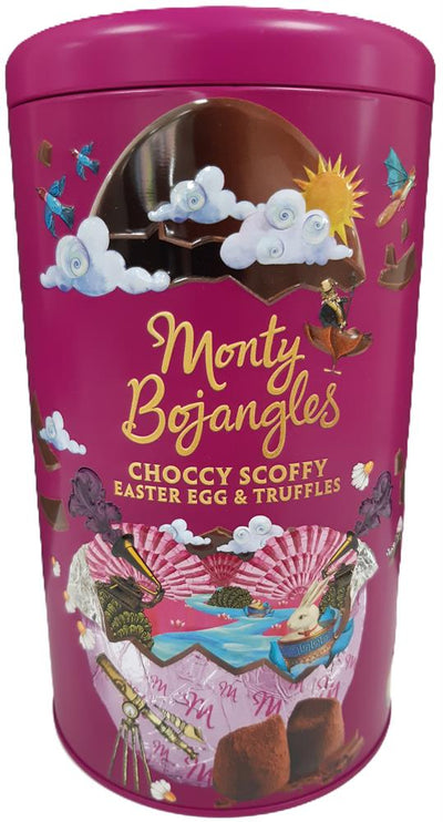 Monty Bojangles Choccy Scoffy Easter Egg Premium Gift Tin 175g