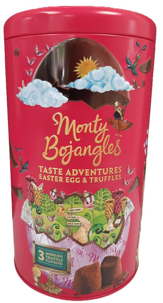 Monty Bojangles Taste Adventures Easter Egg Premium Gift Tin 175g