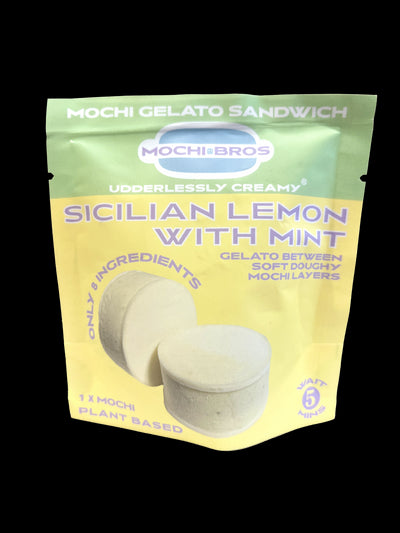 Sicilian Lemon with Mint Mochi Gelato Sandwich 42ml