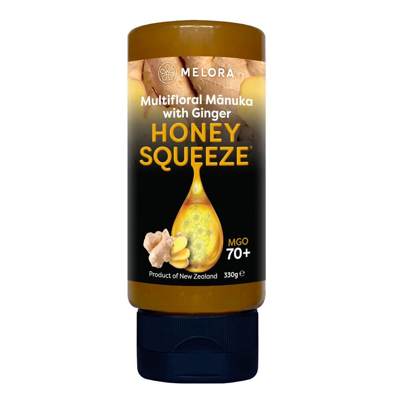 MELORA Manuka Squeeze 70+ MGO Ginger 330g