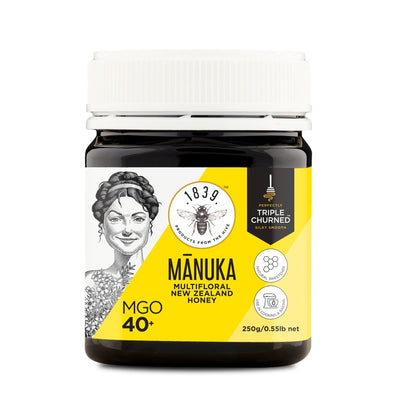 FREE 1839 MGO 40+ Multifloral Manuka Honey 250g