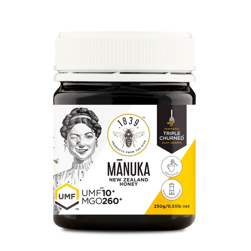 FREE 1839 UMF 10+ Manuka Honey 250g