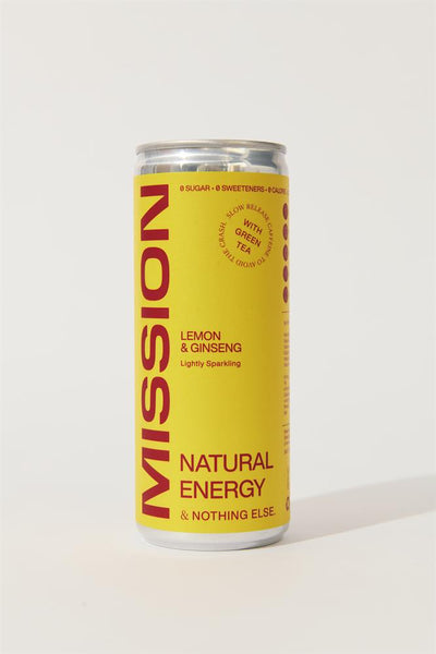 Mission Natural Energy - Lemon & Ginseng