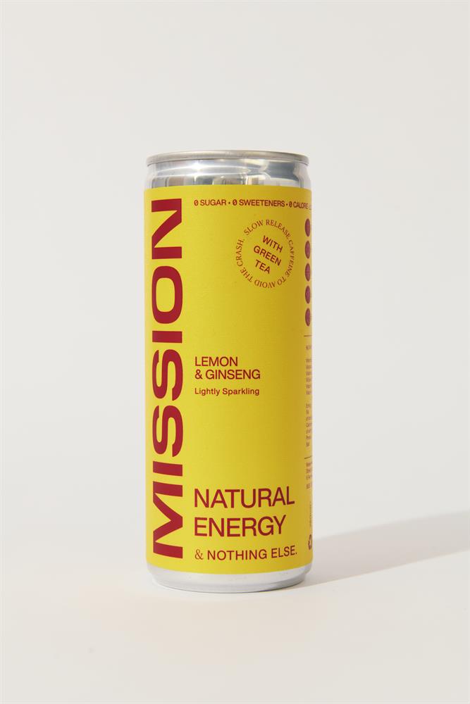 Mission Natural Energy - Lemon & Ginseng