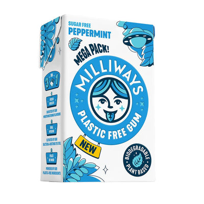 Milliways Peppermint Chewing Gum Mega Pack 60g