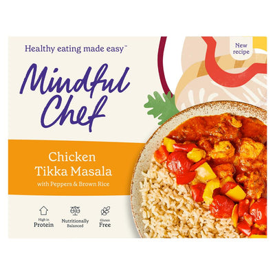 Chicken Tikka Masala with Peppers & Brown Rice 400g