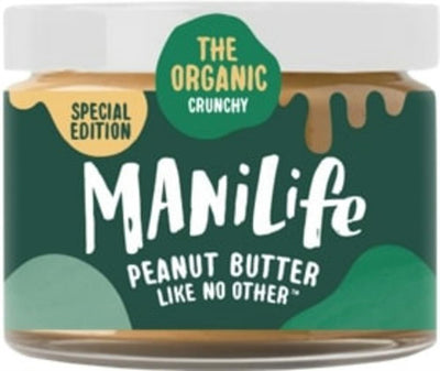 ManiLife Organic Crunchy Peanut Butter 275g