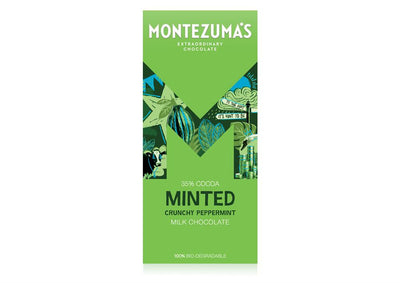 Minted - Milk Chocolate with Crunchy Peppermint 90g Bar