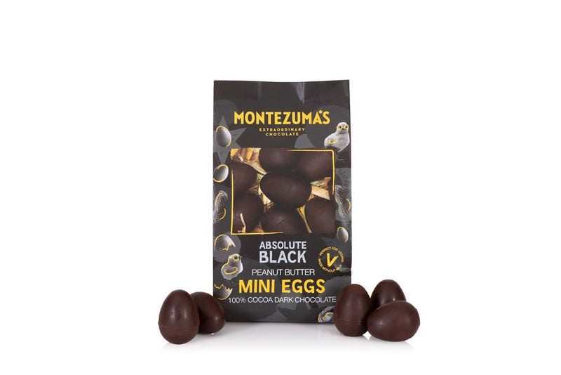 Absolute Black 100% Cocoa Peanut Butter Mini Eggs 150g bag