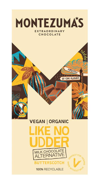 Like No Udder Milk Chocolate Alternative with Butterscotch 90g