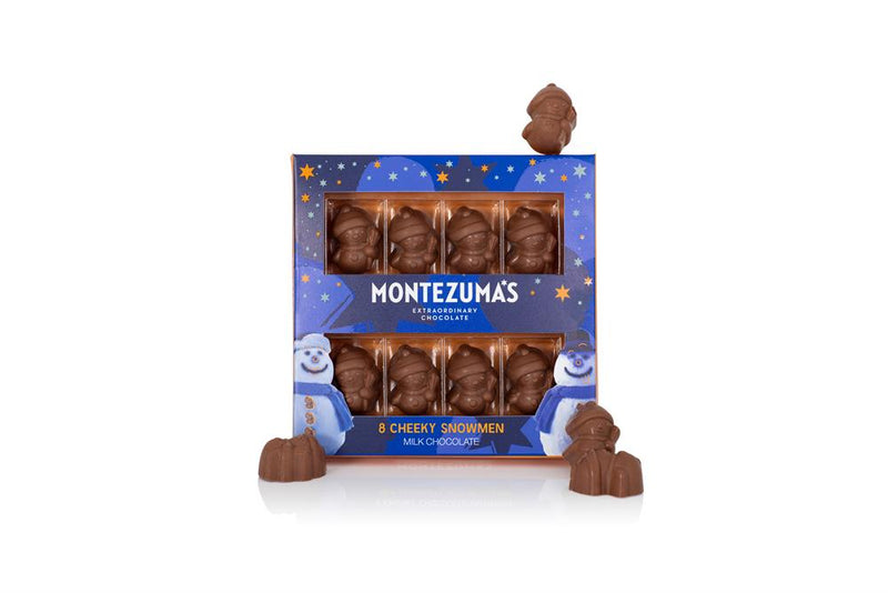 Milk Solid Chocolate Snowmen 110g