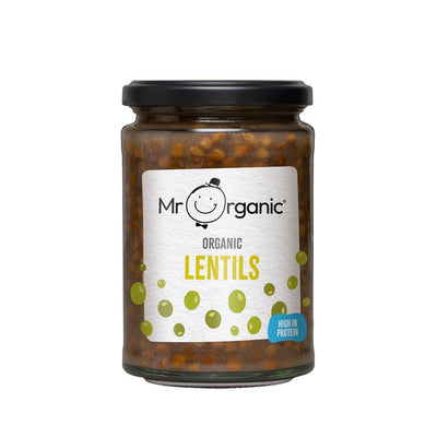 Mr Organic Lentils 350g (in glass jar)