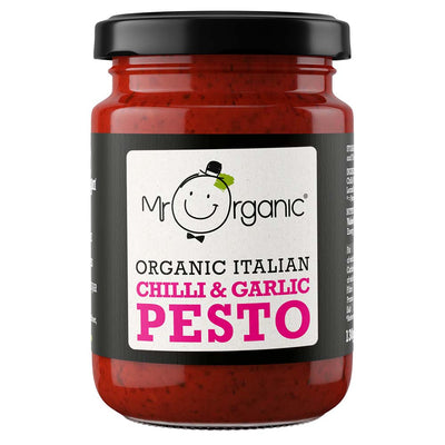 Mr Organic Chilli & Garlic Pesto 130g