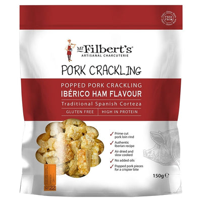 Mr Filberts Popped Pork Crackling Iberico Ham 150g