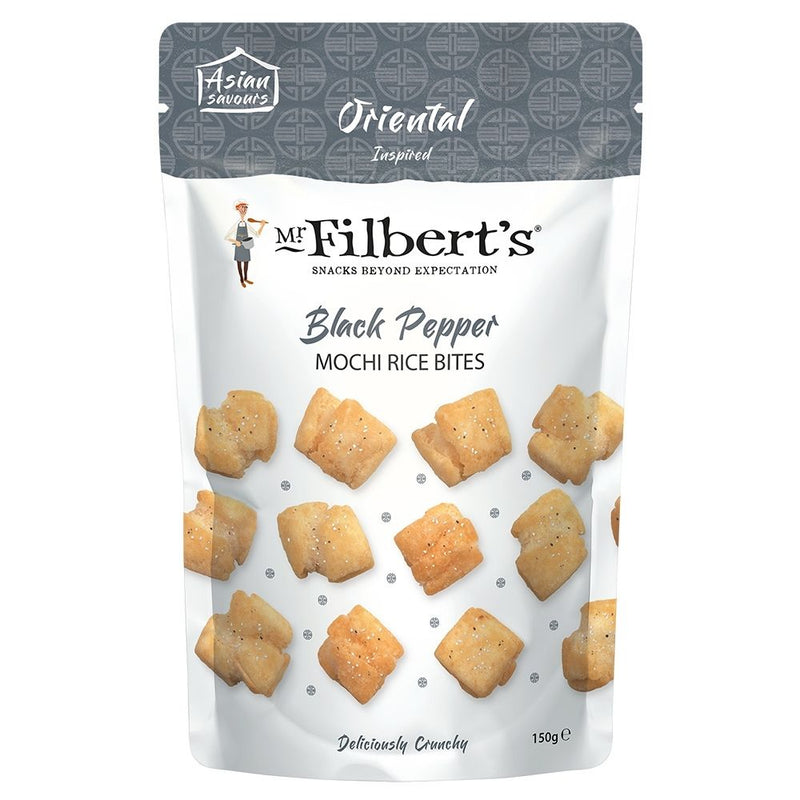 Mr Filberts Black Pepper Mochi Rice Bites 150g