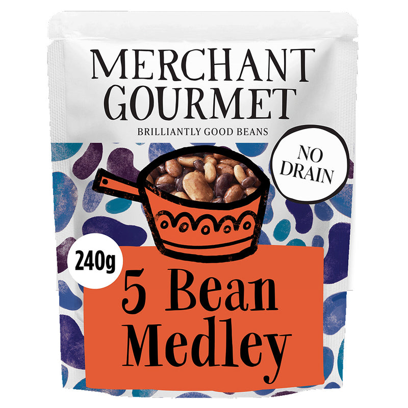 Merchant Gourmet 5-Bean Medley in Extra Virgin Olive Oil 240g