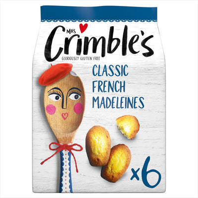 Mrs Crimbles Gluten Free Classic Madeleines 6 pack 170g