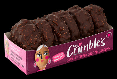 Mrs Crimbles Gluten Free Deeply Dippy Choc Macaroons 6 Pieces