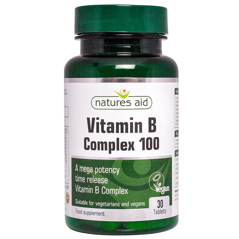 Mega Potency Vit B Complex 100mg Time Release 30 tabs