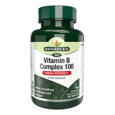 Mega Potency Vit B Complex 100mg Time Release 60 Tablets