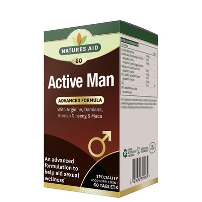 Active Man with Arginine Korean Ginseng & Macca 30 tablets