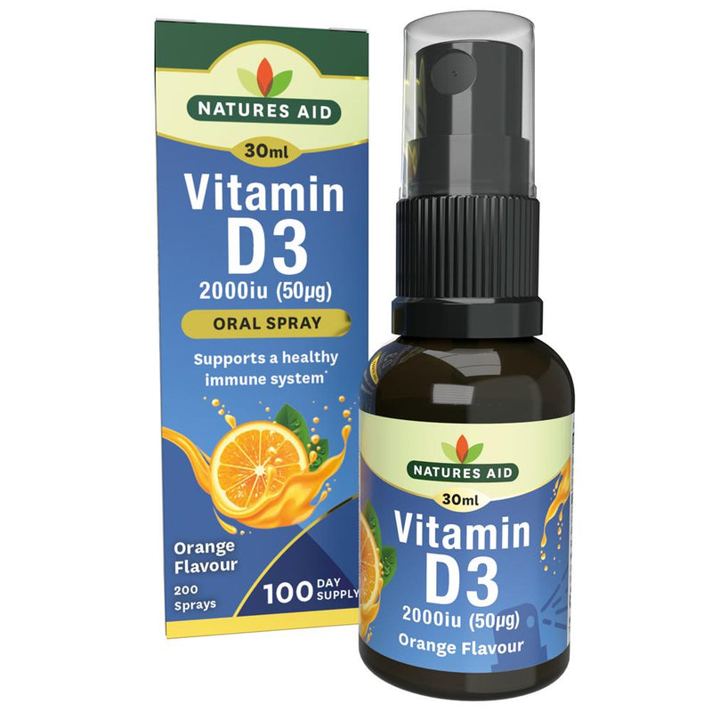 Vitamin D3 2000iu (50ug) Oral Spray (Cherry Flavour)