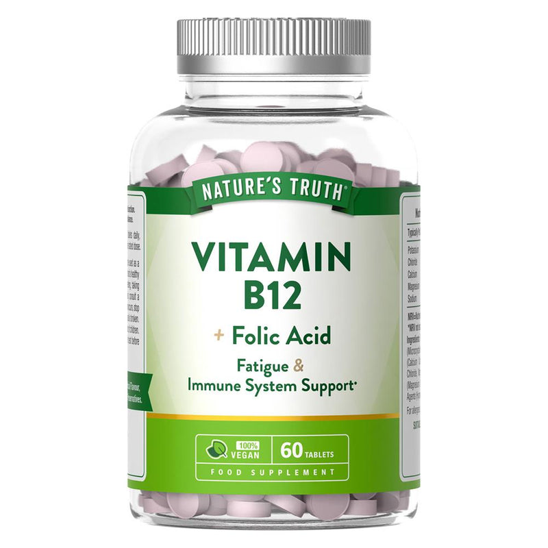 Vitamin B12 + Folic Acid 60 Tablets