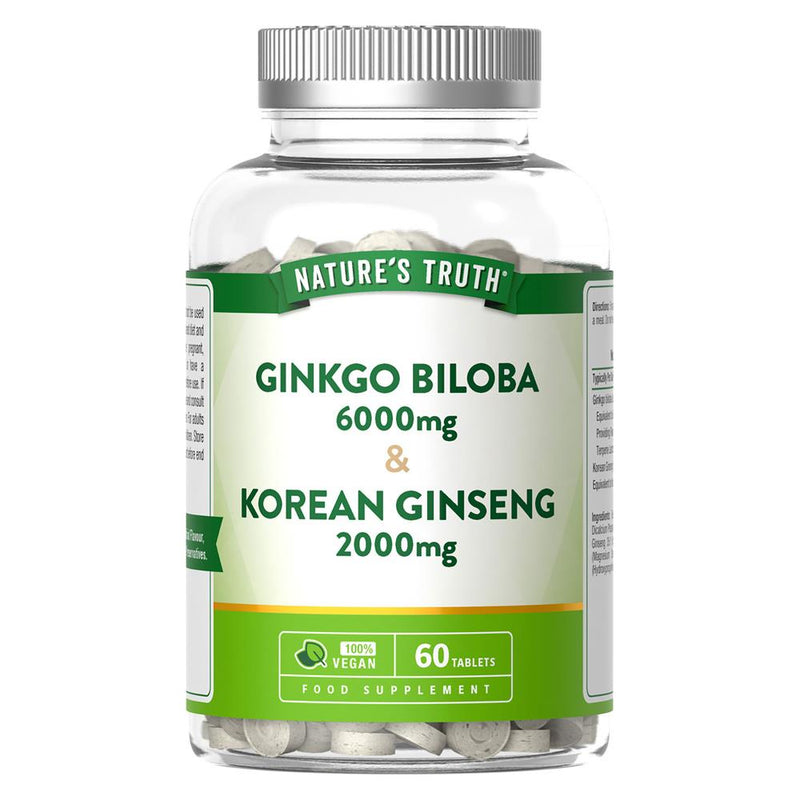 Gingko Biloba & Korean Ginseng 60 Tablets