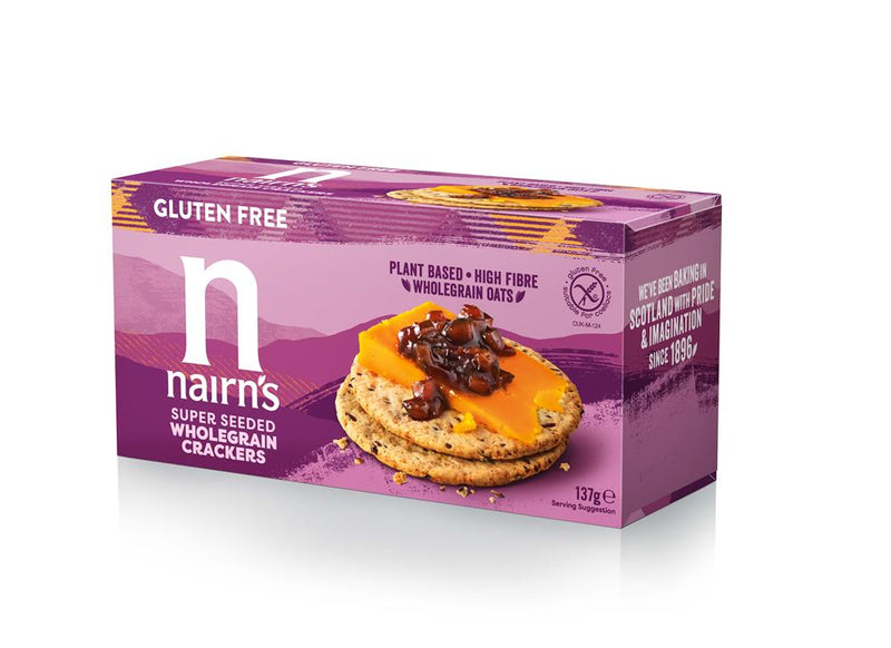 Gluten Free Super Seeded Wholegrain Cracker 137g