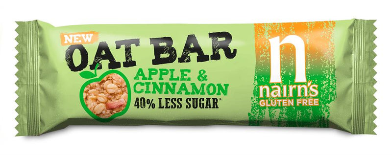 Gluten Free Apple & Cinnamon Oat Bars 40g