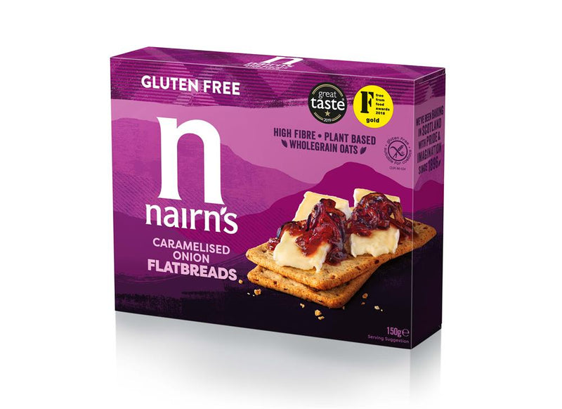 Gluten Free Caramelised Onion Flatbreads 150g