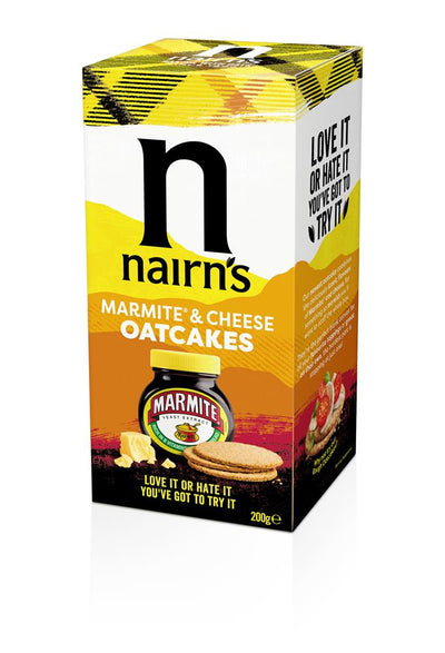 Nairn's Marmite & Cheese Oatcakes 200g